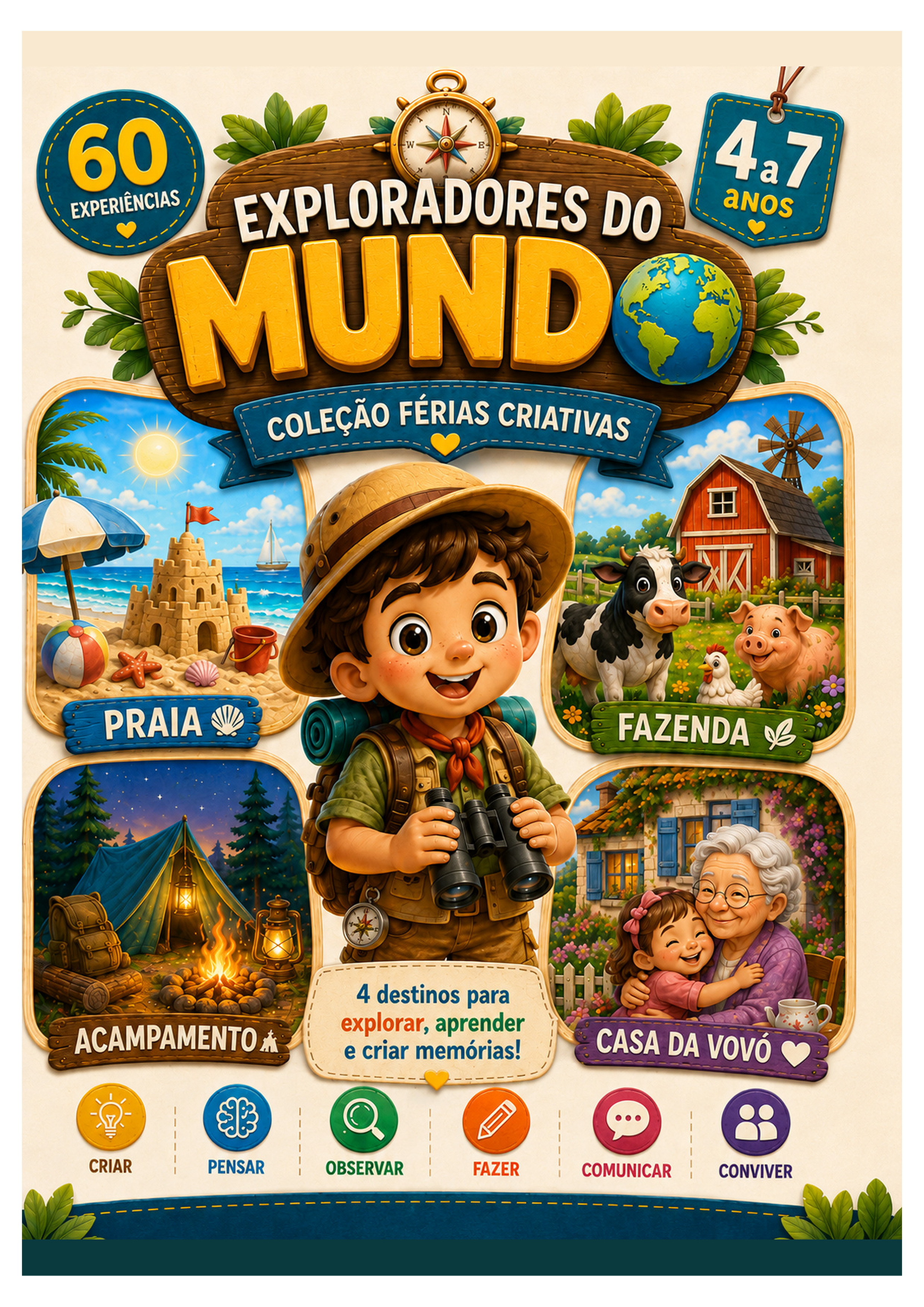 Capa do livro Exploradores do Mundo